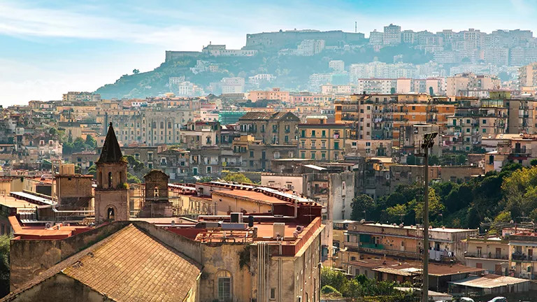 A picturesque view of the Amalfi Coastline in Italy
